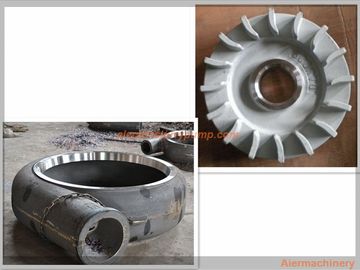 China Aier Slurry Pump Parts Centrifugal Pump Impeller Anti Wear A05 / A49 / Cr26 / Cr27 Material supplier