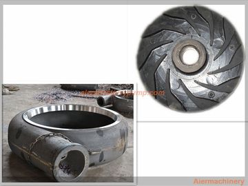 China Rubber Lined Impeller Pump Parts , Pump Impeller Replacement Anti - Corrison supplier