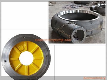 China Anti Abrasion Electric Slurry Pump Spare Parts High Chrome Alloy / Rubber Material supplier