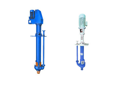 Large Capacity Vertical Submerged Pump / Vertical Multistage Centrifugal Pump Blue Color supplier