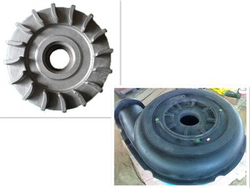 Rubber Lined Anti Acid Sump Pump Parts , Frame Plate Liner Single Stage supplier